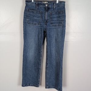 Madewell Blue Flare & Wide Leg Jeans